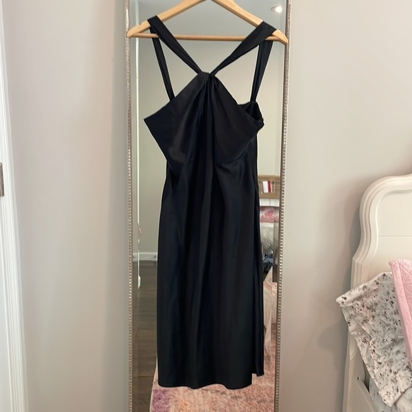 Tahari Silk Slip Midi Dress - Picture 3 of 7